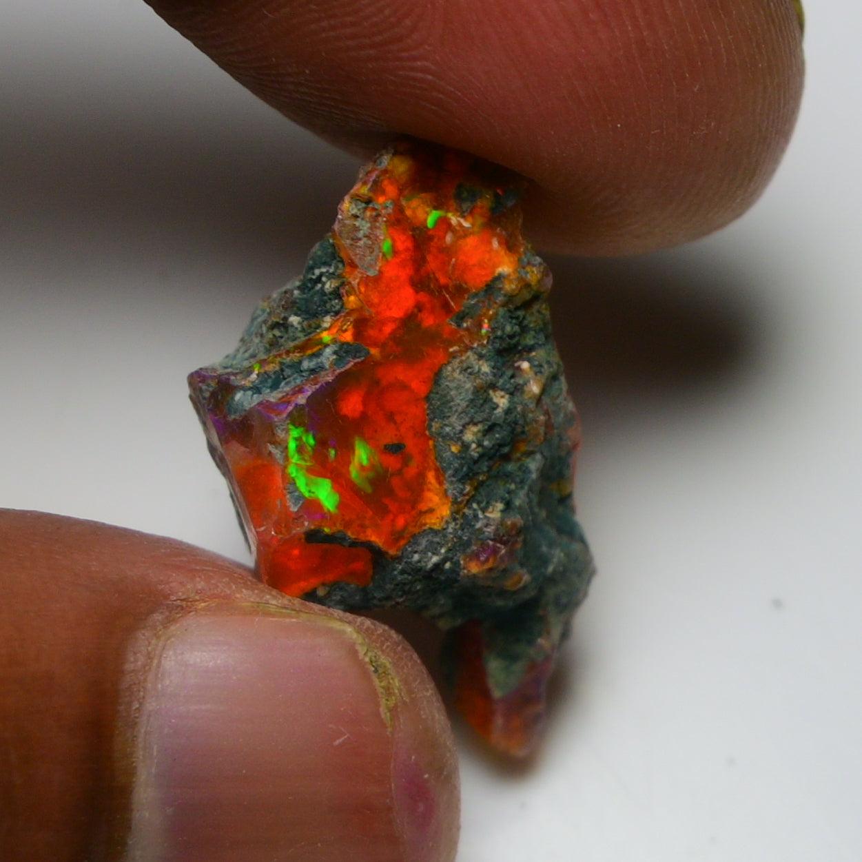 Rare Orange Opal 10.10 Carats | Natural Orange Ethiopian Opal Rough - Ready for Cutting & Jewelry!
