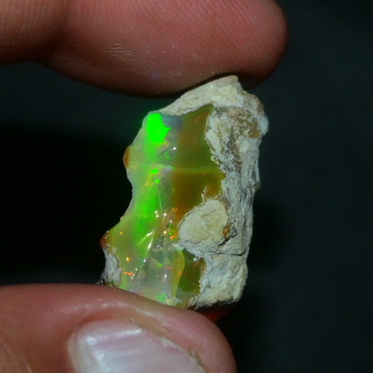 White Opal 23.90 Carats | Natural White Ethiopian Opal Rough - Ready for Cutting & Jewelry!