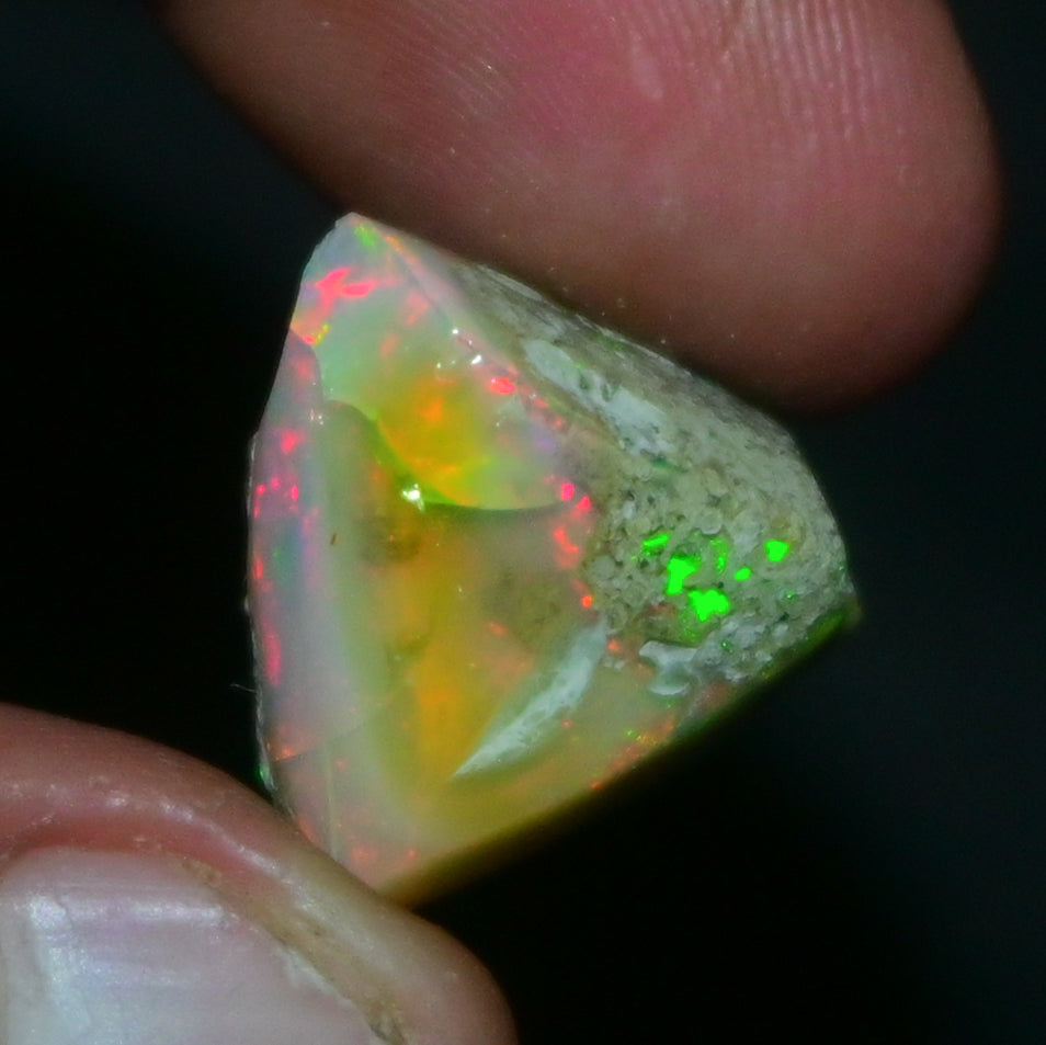 White Opal 21.45 Carats | Natural White Ethiopian Opal Rough - Ready for Cutting & Jewelry!