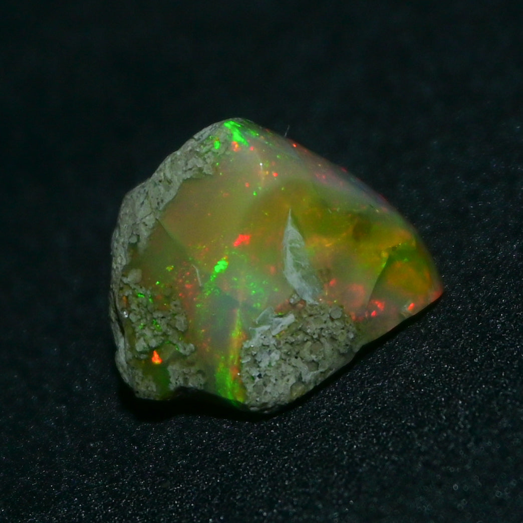 White Opal 21.45 Carats | Natural White Ethiopian Opal Rough - Ready for Cutting & Jewelry!