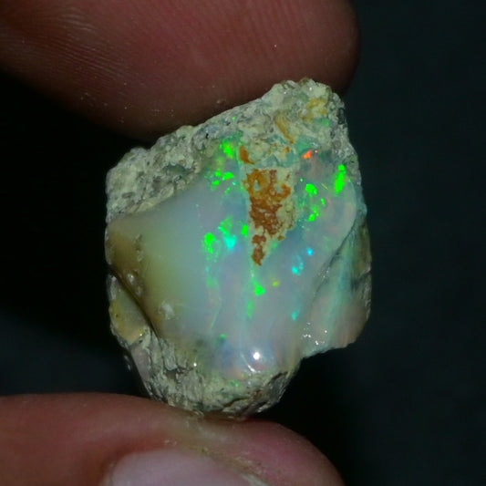 White Opal 20.55 Carats | Natural White Ethiopian Opal Rough - Ready for Cutting & Jewelry!