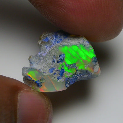 Rare Black Opal 14.75 Carats | Natural Black Ethiopian Opal Rough - Ready for Cutting & Jewelry!
