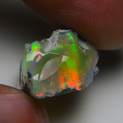 Rare Black Opal 14.75 Carats | Natural Black Ethiopian Opal Rough - Ready for Cutting & Jewelry!