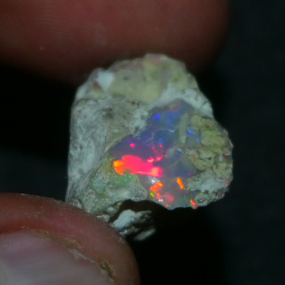 White Opal 16.15 Carats | Natural White Ethiopian Opal Rough - Ready for Cutting & Jewelry!
