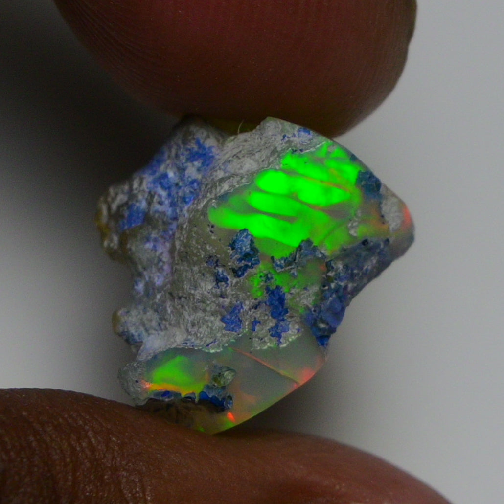 Rare Black Opal 14.75 Carats | Natural Black Ethiopian Opal Rough - Ready for Cutting & Jewelry!