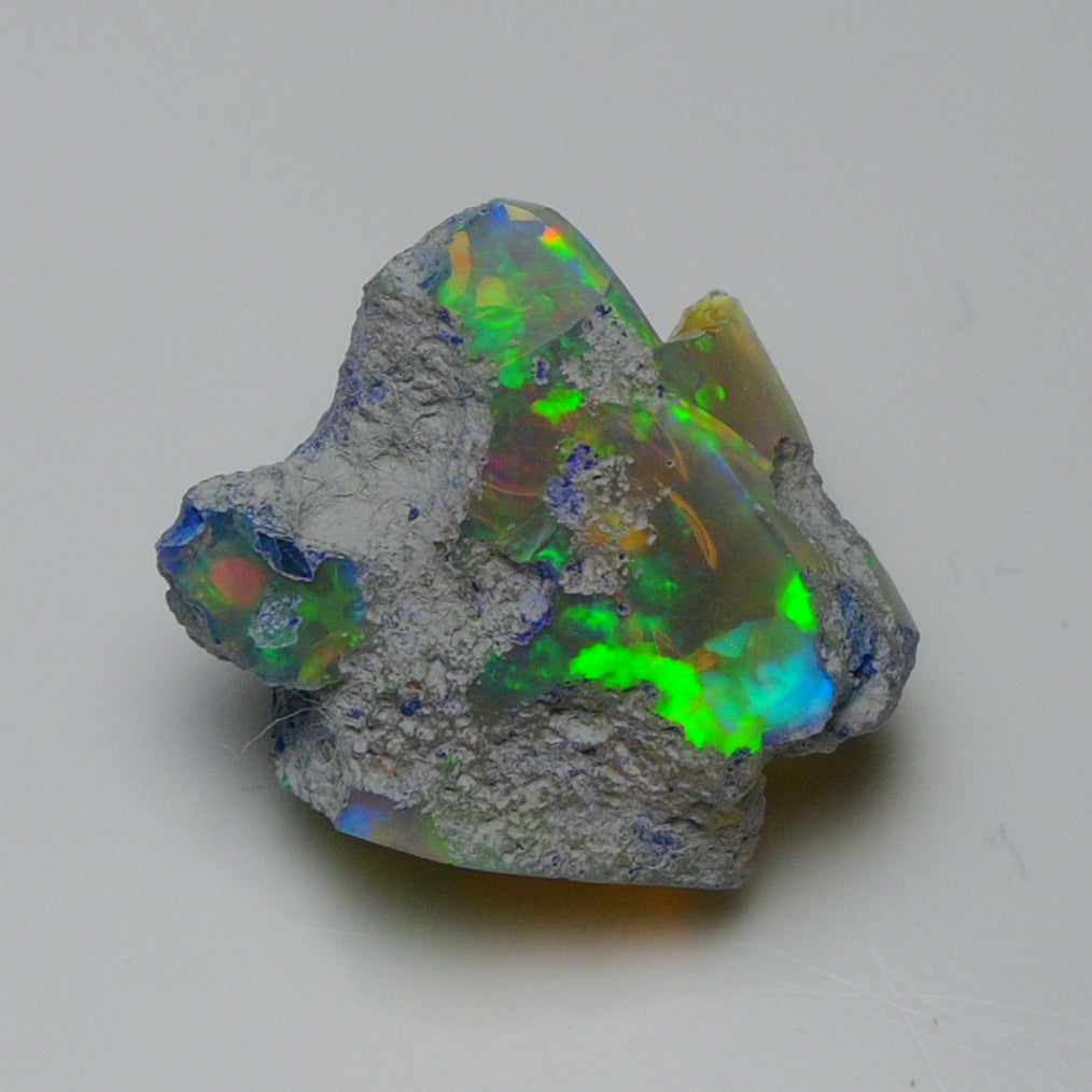Rare White Opal 16.75 Carats | Natural White Ethiopian Opal Rough - Ready for Cutting & Jewelry!