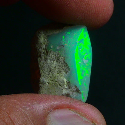 White Opal 16.20 Carats | Natural White Ethiopian Opal Rough - Ready for Cutting & Jewelry!