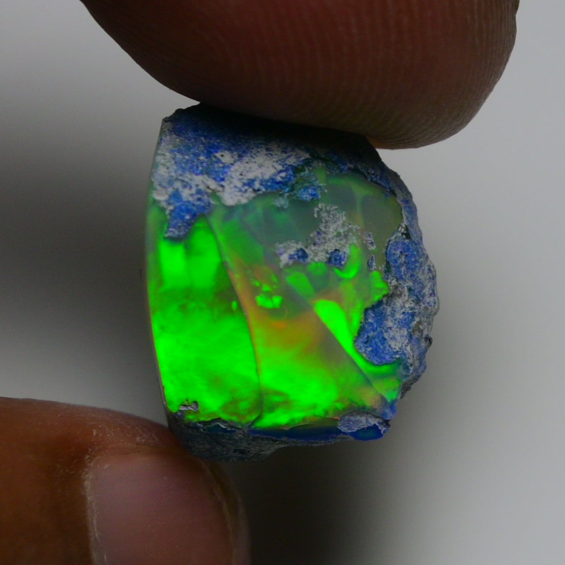 Rare Blue Opal 14.45 Carats | Natural Blue Ethiopian Opal Rough - Ready for Cutting & Jewelry!