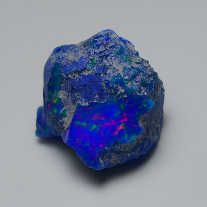 Rare Blue Opal 19.75 Carats | Natural Blue Ethiopian Opal Rough - Ready for Cutting & Jewelry!
