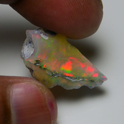 Rare White Opal 14.55 Carats | Natural White Ethiopian Opal Rough - Ready for Cutting & Jewelry!