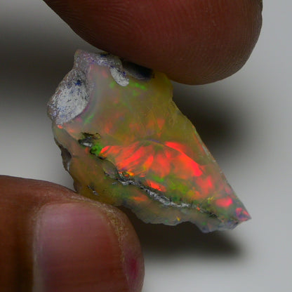 Rare White Opal 14.55 Carats | Natural White Ethiopian Opal Rough - Ready for Cutting & Jewelry!