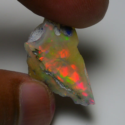 Rare White Opal 14.55 Carats | Natural White Ethiopian Opal Rough - Ready for Cutting & Jewelry!