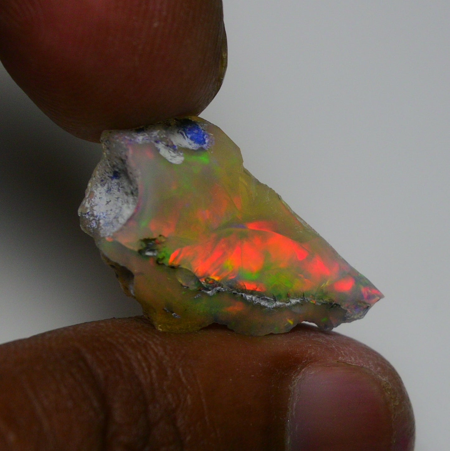 Rare White Opal 14.55 Carats | Natural White Ethiopian Opal Rough - Ready for Cutting & Jewelry!