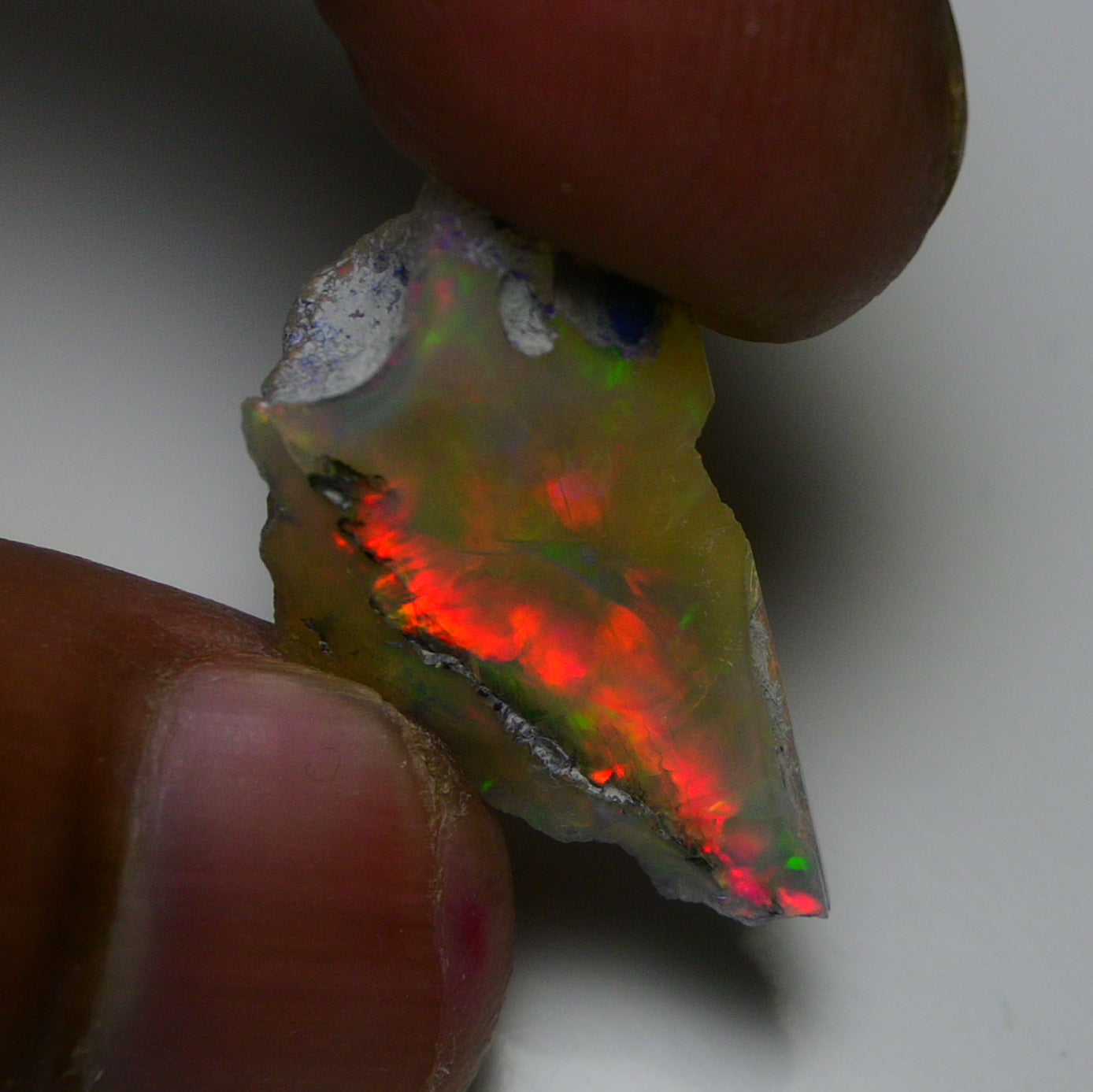 Rare White Opal 14.55 Carats | Natural White Ethiopian Opal Rough - Ready for Cutting & Jewelry!