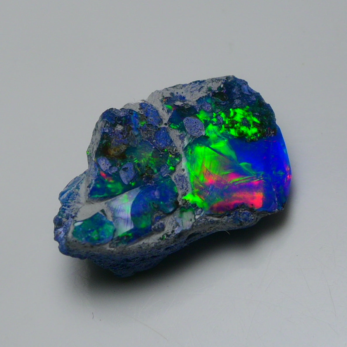 Rare Blue Opal 13.55 Carats | Natural Blue Ethiopian Opal Rough - Ready for Cutting & Jewelry!
