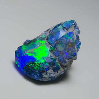 Rare Blue Opal 13.55 Carats | Natural Blue Ethiopian Opal Rough - Ready for Cutting & Jewelry!