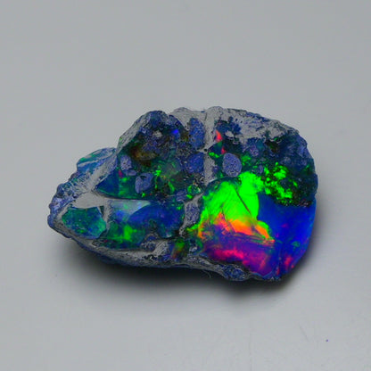 Rare Blue Opal 13.55 Carats | Natural Blue Ethiopian Opal Rough - Ready for Cutting & Jewelry!