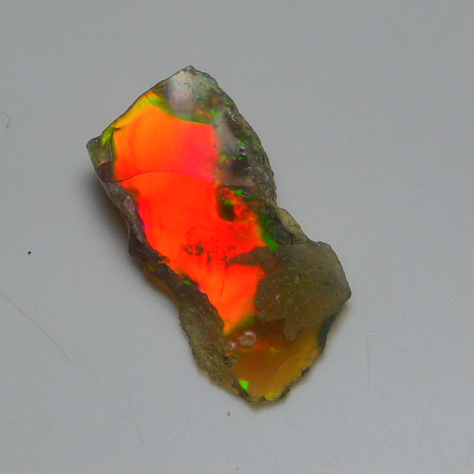 Rare Black Opal 4.05 Carats | Natural Black Ethiopian Opal Rough - Ready for Cutting & Jewelry!