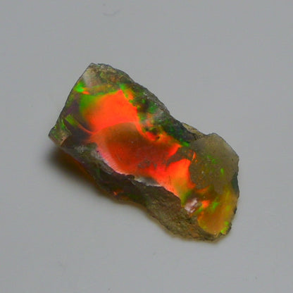 Rare Black Opal 4.05 Carats | Natural Black Ethiopian Opal Rough - Ready for Cutting & Jewelry!