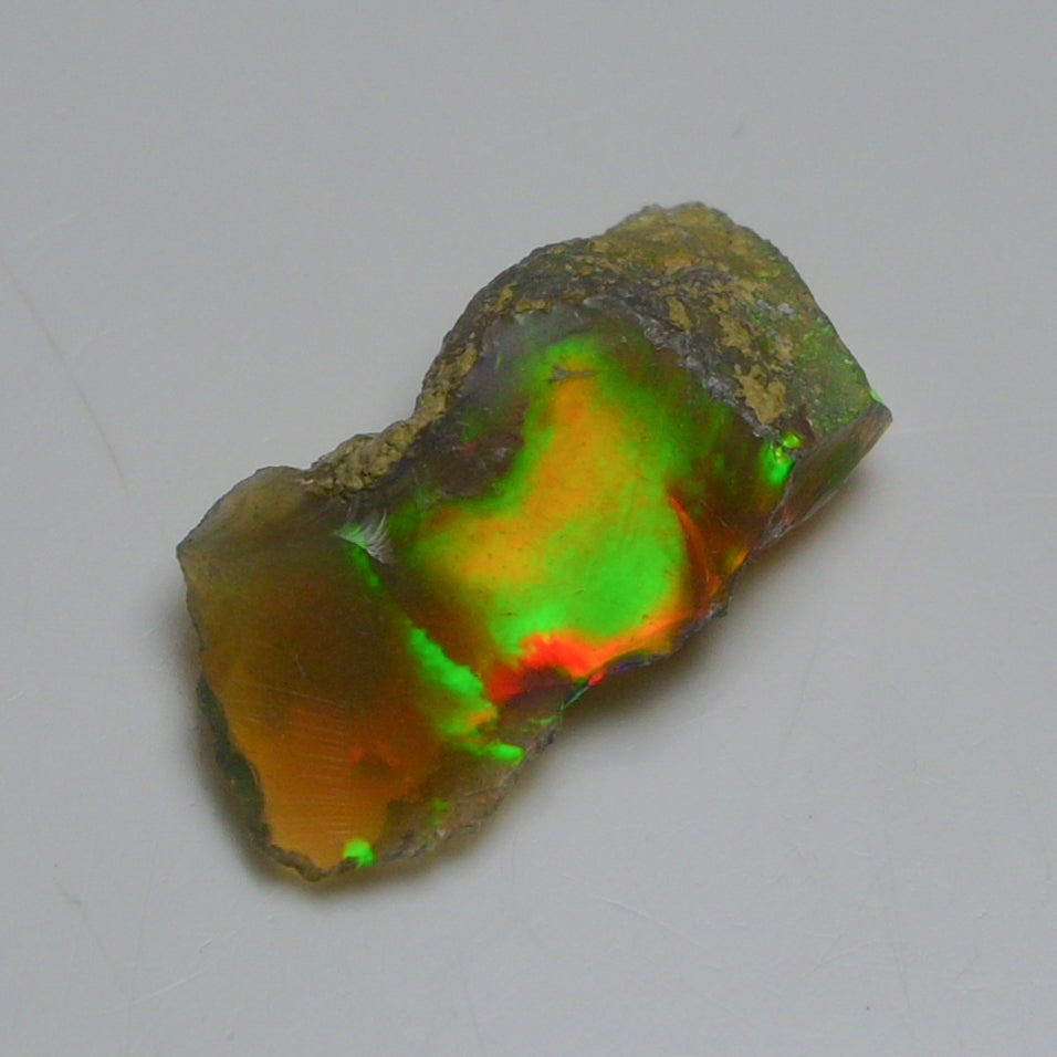 Rare Black Opal 4.05 Carats | Natural Black Ethiopian Opal Rough - Ready for Cutting & Jewelry!