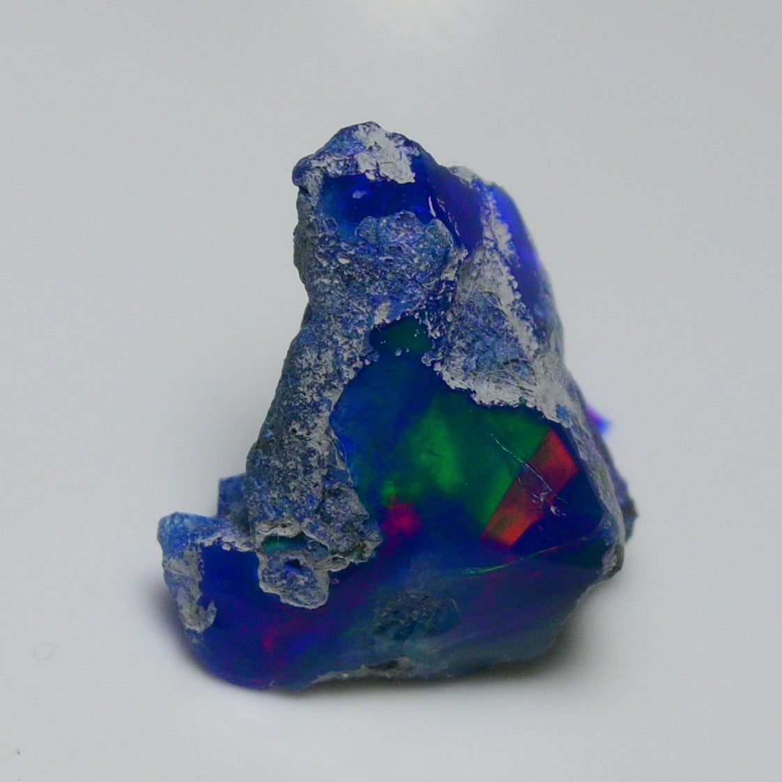 Rare Blue Opal 13.50 Carats | Natural Blue Ethiopian Opal Rough - Ready for Cutting & Jewelry!