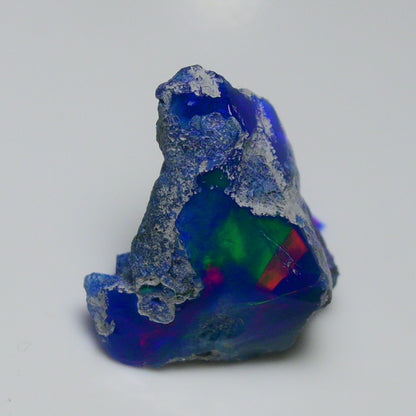 Rare Blue Opal 13.50 Carats | Natural Blue Ethiopian Opal Rough - Ready for Cutting & Jewelry!
