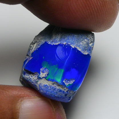 Rare Blue Opal 32.10 Carats | Natural Blue Ethiopian Opal Rough - Ready for Cutting & Jewelry!