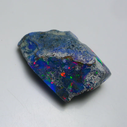 Rare Blue Opal 24.00 Carats | Natural Blue Ethiopian Opal Rough - Ready for Cutting & Jewelry!
