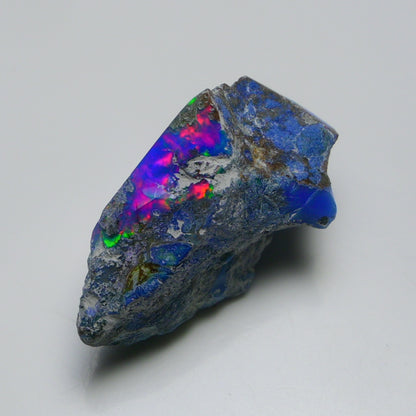 Rare Blue Opal 24.00 Carats | Natural Blue Ethiopian Opal Rough - Ready for Cutting & Jewelry!