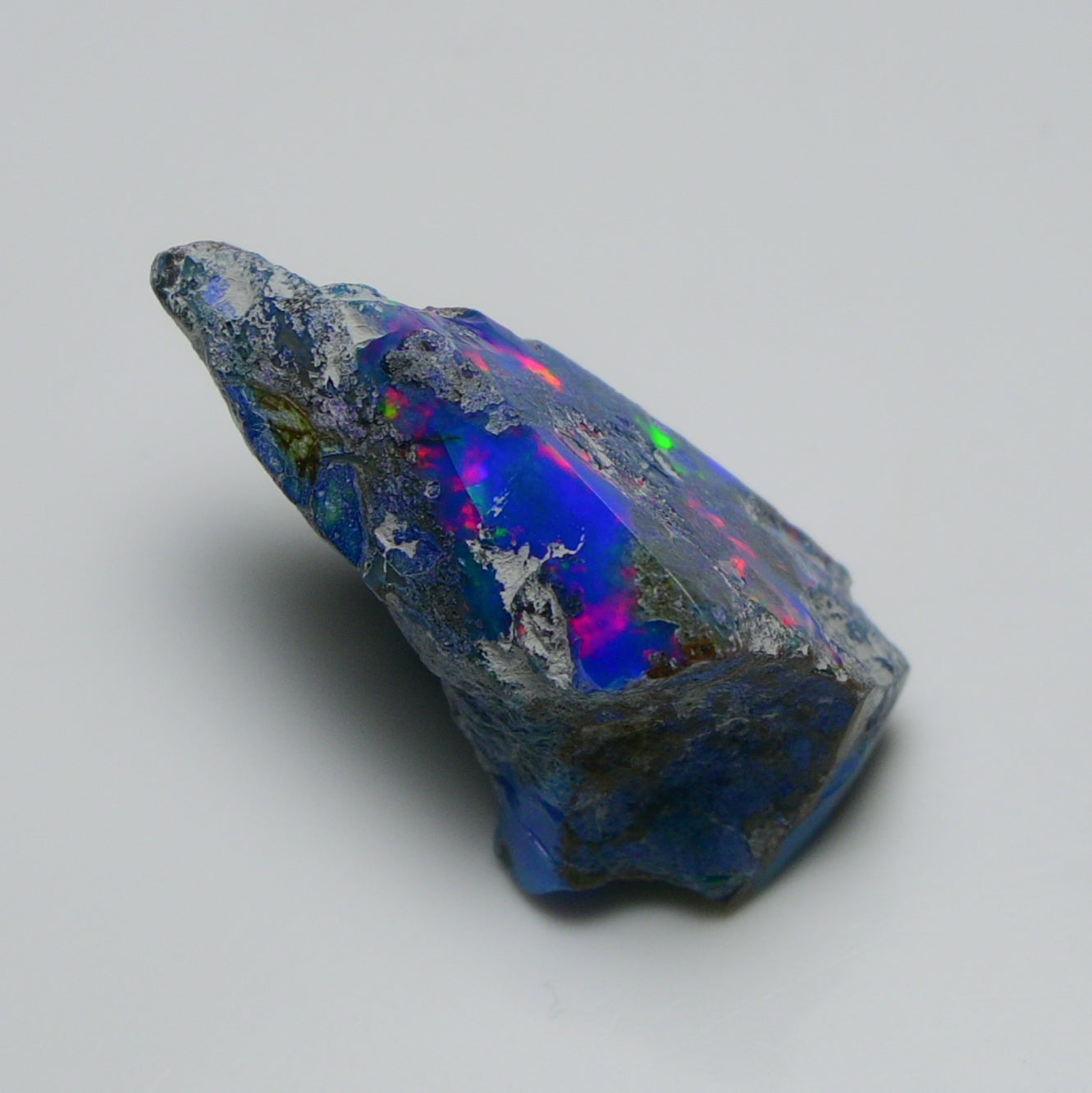 Rare Blue Opal 24.00 Carats | Natural Blue Ethiopian Opal Rough - Ready for Cutting & Jewelry!