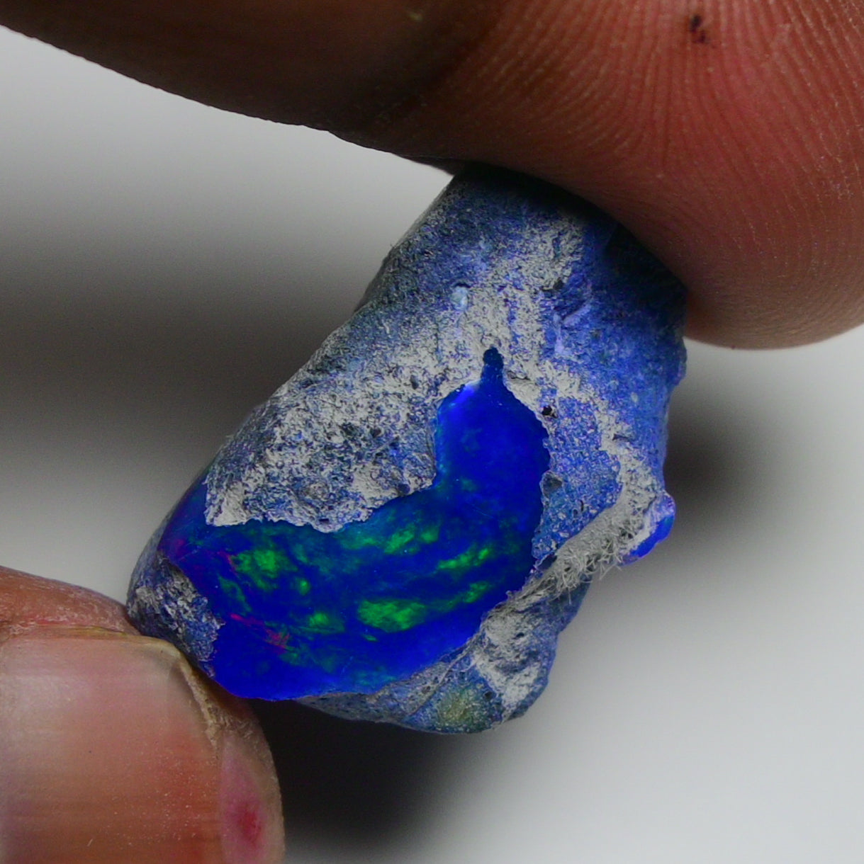 Rare Blue Opal 23.25 Carats | Natural Blue Ethiopian Opal Rough - Ready for Cutting & Jewelry!