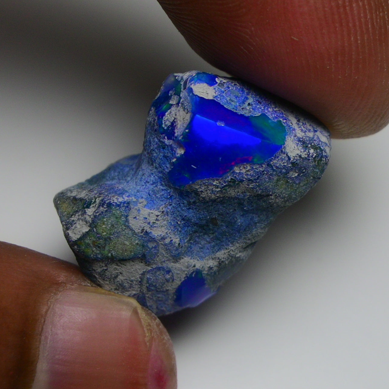 Rare Blue Opal 23.25 Carats | Natural Blue Ethiopian Opal Rough - Ready for Cutting & Jewelry!