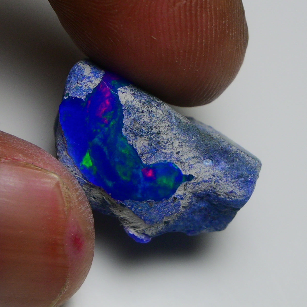 Rare Blue Opal 23.25 Carats | Natural Blue Ethiopian Opal Rough - Ready for Cutting & Jewelry!