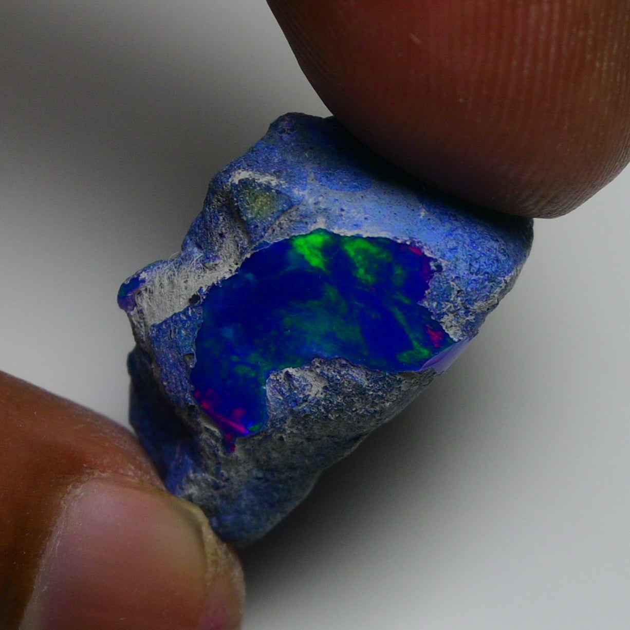 Rare Blue Opal 23.25 Carats | Natural Blue Ethiopian Opal Rough - Ready for Cutting & Jewelry!