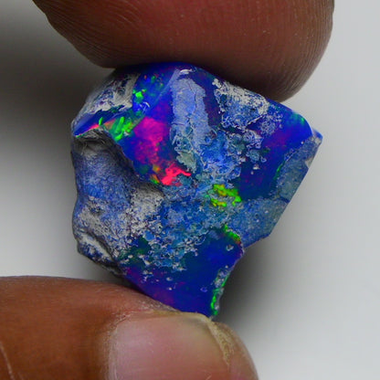 Rare Blue Opal 19.75 Carats | Natural Blue Ethiopian Opal Rough - Ready for Cutting & Jewelry!