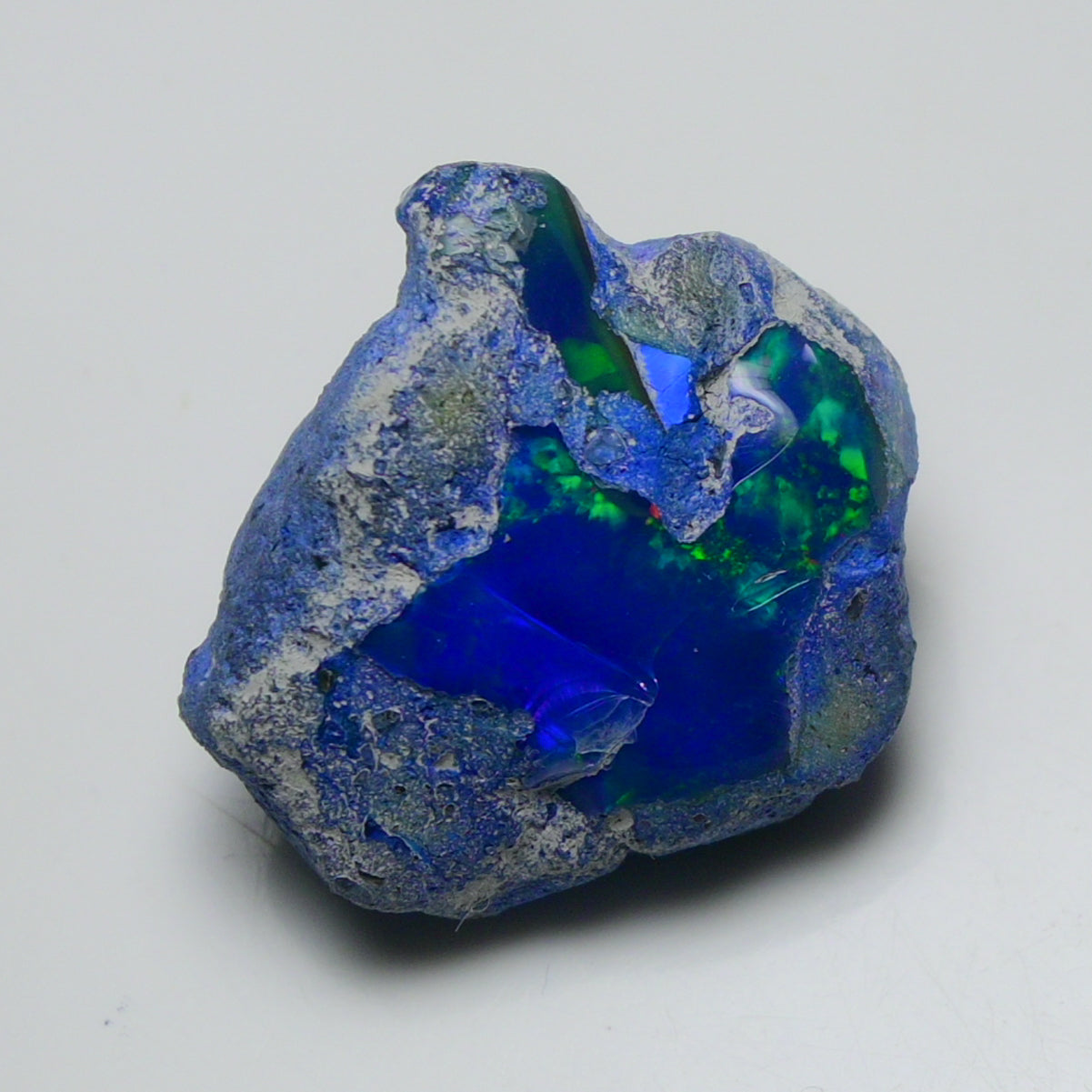 Rare Blue Opal 26.60 Carats | Natural Blue Ethiopian Opal Rough - Ready for Cutting & Jewelry!