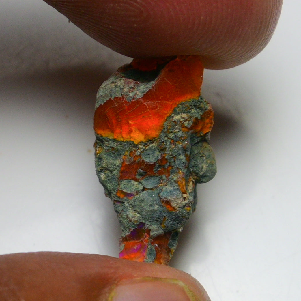 Rare Orange Opal 7.50 Carats | Natural Orange Ethiopian Opal Rough - Ready for Cutting & Jewelry!