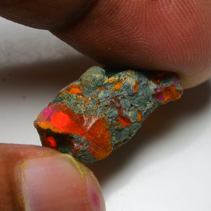 Rare Orange Opal 7.50 Carats | Natural Orange Ethiopian Opal Rough - Ready for Cutting & Jewelry!