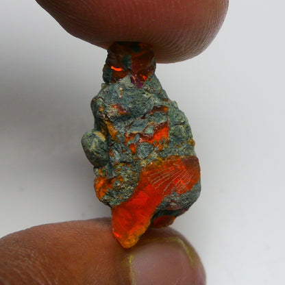Rare Orange Opal 7.50 Carats | Natural Orange Ethiopian Opal Rough - Ready for Cutting & Jewelry!
