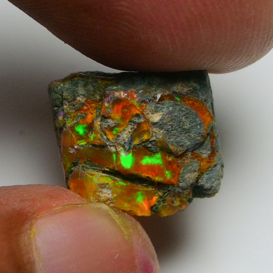 Rare Orange Opal 8.00 Carats | Natural Orange Ethiopian Opal Rough - Ready for Cutting & Jewelry!