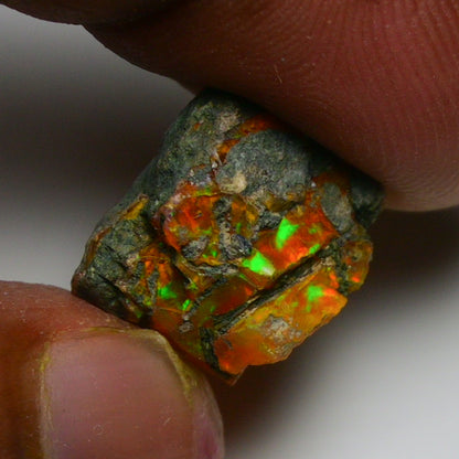 Rare Orange Opal 8.00 Carats | Natural Orange Ethiopian Opal Rough - Ready for Cutting & Jewelry!