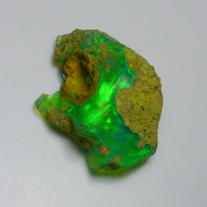 Rare Green Opal 13.15 Carats | Natural Green Ethiopian Opal Rough - Ready for Cutting & Jewelry!