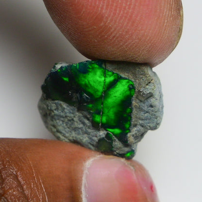 Rare Black Opal 10.00 Carats | Natural Black Ethiopian Opal Rough - Ready for Cutting & Jewelry!