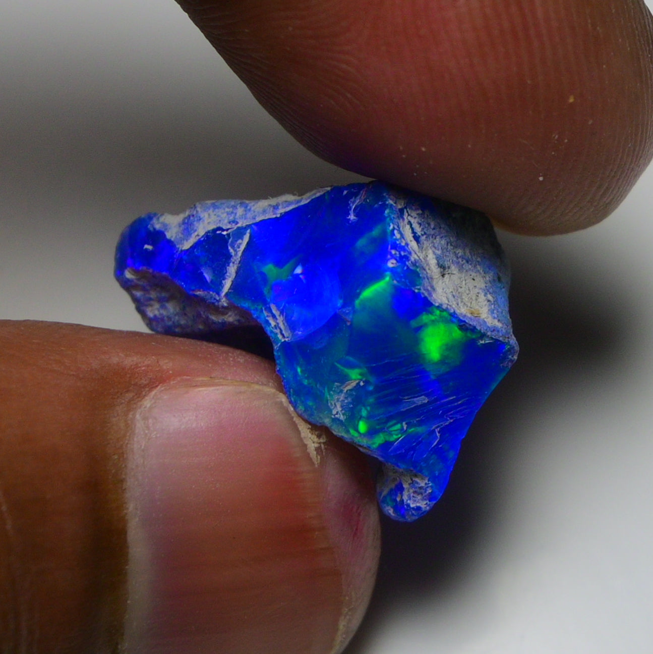 Rare Blue Opal 12.35 Carats | Natural Blue Ethiopian Opal Rough - Ready for Cutting & Jewelry!