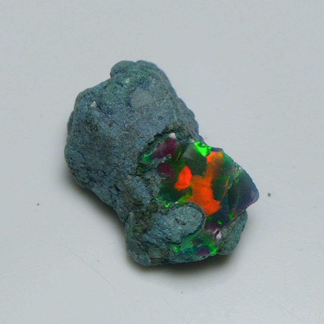 Rare Black Opal 10.30 Carats | Natural Black Ethiopian Opal Rough - Ready for Cutting & Jewelry!