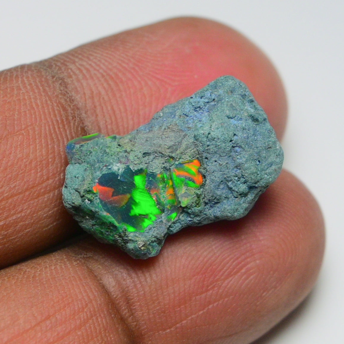 Rare Black Opal 10.30 Carats | Natural Black Ethiopian Opal Rough - Ready for Cutting & Jewelry!