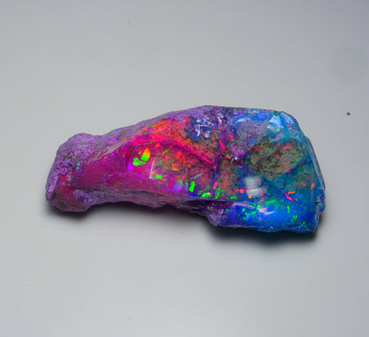 Very Rare Bi-Color Opal Rough 168.35 Cts Natural Ethiopian Opal Raw Jewelry Grade