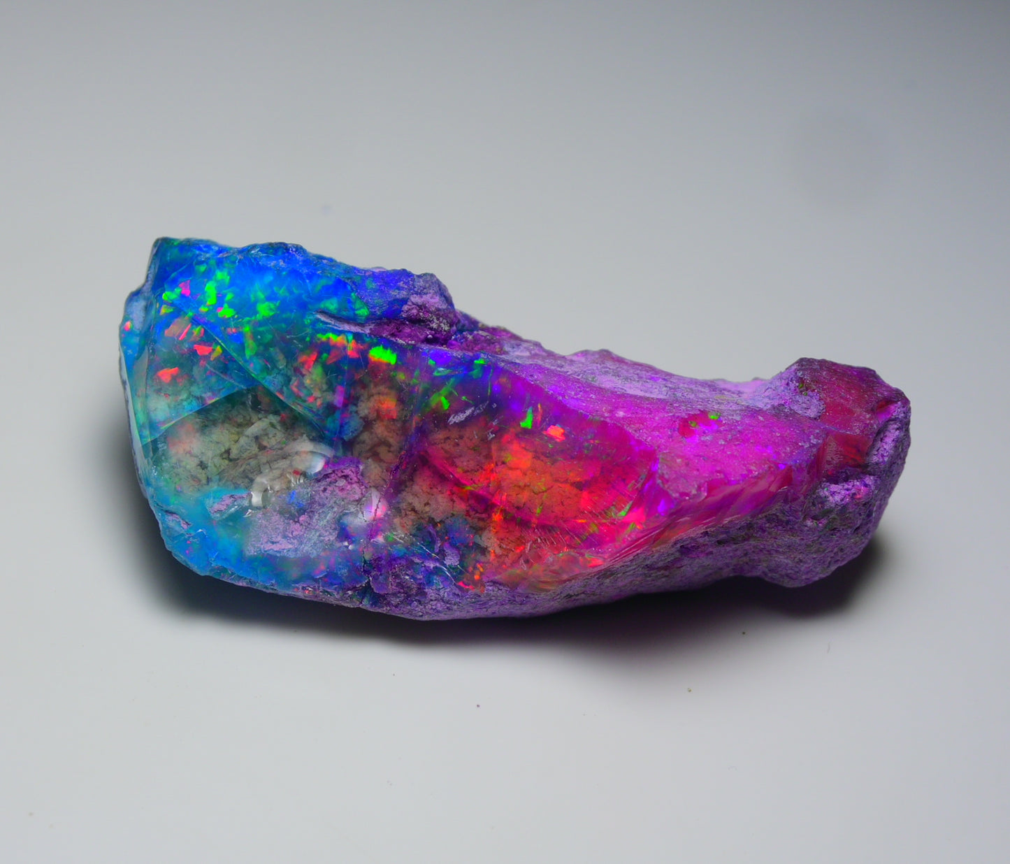 Very Rare Bi-Color Opal Rough 168.35 Cts Natural Ethiopian Opal Raw Jewelry Grade