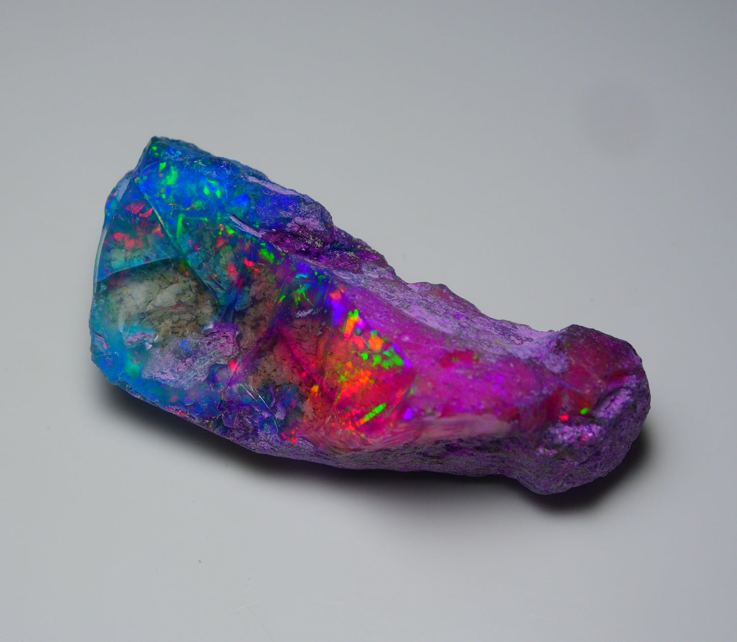 Very Rare Bi-Color Opal Rough 168.35 Cts Natural Ethiopian Opal Raw Jewelry Grade