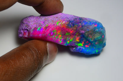 Very Rare Bi-Color Opal Rough 168.35 Cts Natural Ethiopian Opal Raw Jewelry Grade